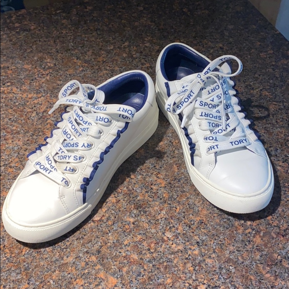Tory Burch Sport Howell Court Ruffle Sneakers